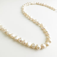 Hepburn Baroque Pearl Necklace by Deduet