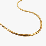 paula gold snake chain by Deduet