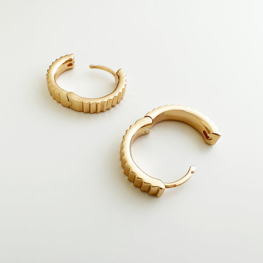 Tiffany Small Huggie Earrings by Deduet