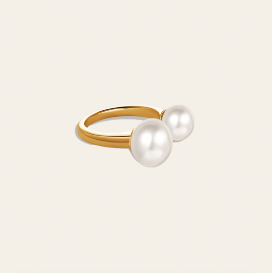 Casey Adjustable Pearl Ring